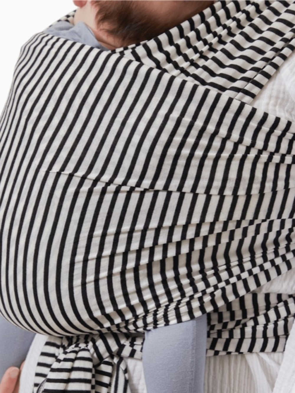 Baby Solly Wrap - Black & White